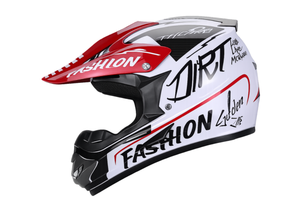 Welet_Cross_casco protector_Blanco_Rojo_Etimez_Electrico_Scooter_Bicicletas_WLT189_01